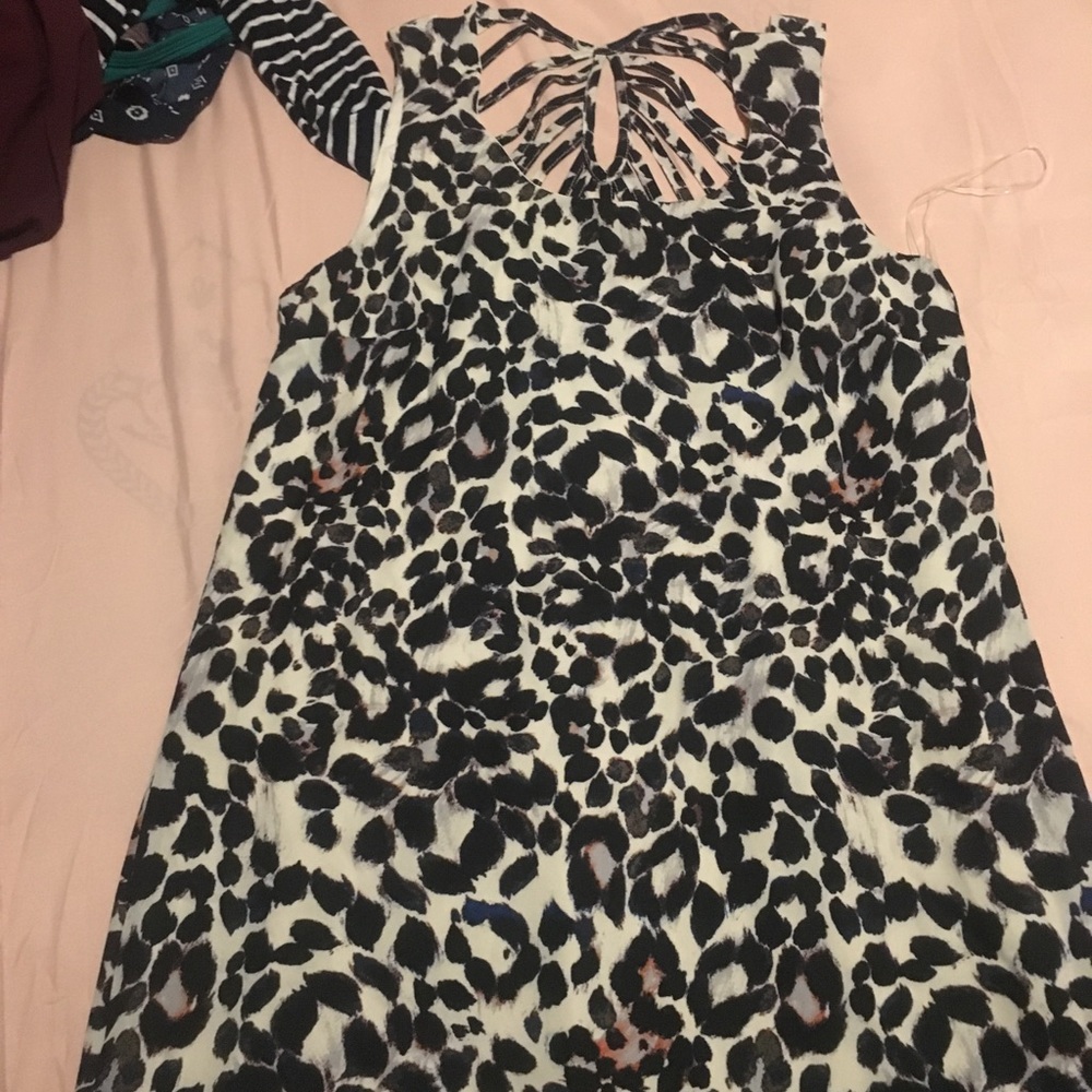 Leopard shift dress